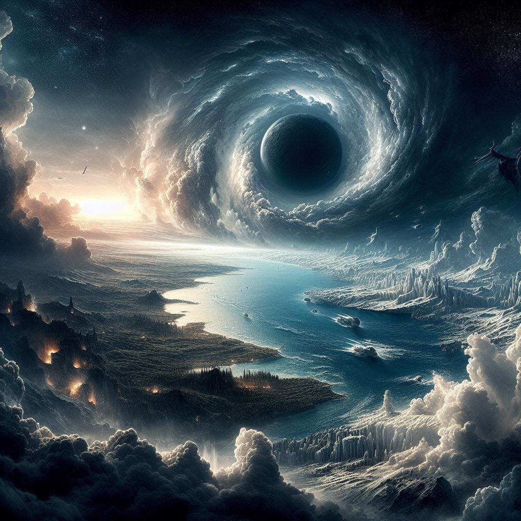 AI-generated biblical illustration